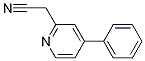 Structure of 2-(4-phenylpyridin-2-yl)acetonitrile