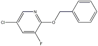 Structure of 2-(benzyloxy)-5-chloro-3-fluoropyridine