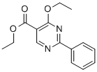 ETHYL 4-ETHOXY-2-PHENYL-5-PYRIMIDINECARBOXYLATE结构式
