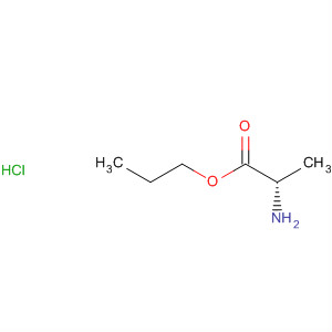 Structure of L-Alanine, propyl ester, hydrochloride