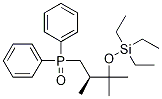 Structure of Phosphine oxide, [(2R)-2,3-dimethyl-3-[(triethylsilyl)oxy]butyl]diphenyl-