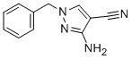 Structure of 3-AMINO-1-BENZYL-1H-PYRAZOLE-4-CARBONITRILE