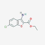 Structure of Ethyl 3-amino-6-chloro-1-benzofuran-2-carboxylate