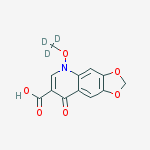 Structure of Miloxacin-D3
