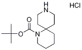 Structure of tert-butyl 1,9-diazaspiro[5.5]undecane-1-carboxylate hydrochloride