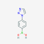 Structure of [4-(triazol-1-yl)phenyl]boronic Acid