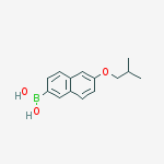 Structure of 6-Isobutoxynaphthalene-2-boronic acid