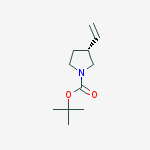 Structure of R-1-N-Boc-3-vinyl-pyrrolidine