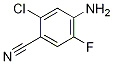 Structure of 4-amino-2-chloro-5-fluorobenzonitrile