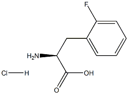 L-Phenylalanine, 2-fluoro-, hydrochloride结构式
