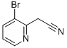 Structure of 2-(3-bromopyridin-2-yl)acetonitrile