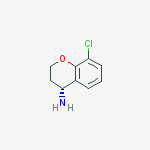 Structure of (4r)-8-chloro-3,4-dihydro-2h-chromen-4-amine