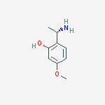 Structure of (S)-2-(1-Aminoethyl)-5-methoxyphenol
