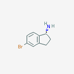 Structure of (R)-5-Bromo-indan-1-ylamine