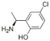 Structure of (S)-2-(1-aMinoethyl)-4-chlorophenol