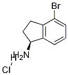 Structure of (S)-4-broMo-2,3-dihydro-1H-inden-1-aMine-HCl