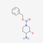 Structure of benzyl (3S,4R)-4-aMino-3-fluoropiperidine-1-carboxylate
