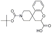 Structure of 1'-(tert-butoxycarbonyl)spiro[chroMan-4,4'-piperidine]-2-carboxylic acid