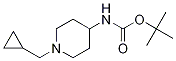 4-(N-BOC-Amino)-1-(cyclopropylmethyl)piperidine结构式