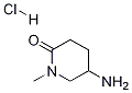Structure of 5-AMino-1-Methylpiperidin-2-one hydrochloride