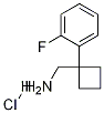 Structure of (1-(2-fluorophenyl)cyclobutyl)methanamine hydrochloride