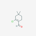 Structure of 2-Chloro-4,4-dimethyl-1-cyclohexene-1-carbaldehyde