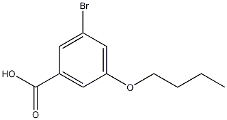 Structure of 3-Bromo-5-butoxybenzoic acid