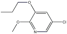 Structure of 5-Chloro-2-methoxy-3-propoxypyridine