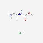 (S)-1-氨基丙烷-2-基氨基碳酸甲酯盐酸盐结构式