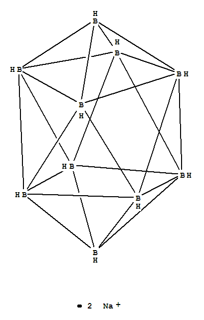 Structure of Decaborate(2-),decahydro-, disodium (9CI)