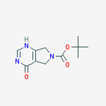 Structure of 1-Boc-3,4,5,7-tetrahydro-...