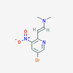 (E)-2-(5-BROMO-3-NITROPYRIDIN-2-YL)-N,N-DIMETHYLETHENAMINE, 98%结构式
