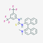 Structure of 1-[3,5-bis(trifluoromethyl)phenyl]-3-[2'-(dimethylamino)-1,1'-bin Aphthalen-2-yl]thioure