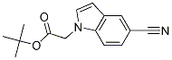 Structure of tert-butyl (5-cyano-1H-indol-1-yl)acetate