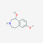 1H-3-Benzazepin-1-ol, 2,3,4,5-tetrahydro-7-methoxy-结构式