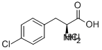 4-氯-L-苯丙氨酸盐酸盐结构式