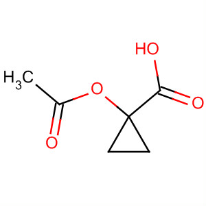Cyclopropanecarboxylic acid, 1-(acetyloxy)-结构式