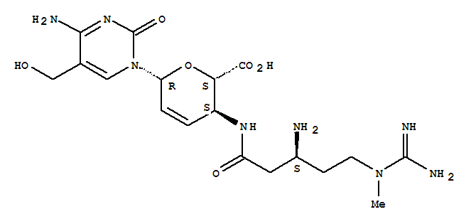 5-hydroxymethylblasticidin S结构式