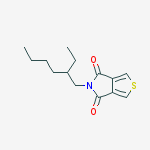 5-(2-Ethylhexyl)-4H-thieno[3,4-c]pyrrole-4,6(5H)-dione结构式