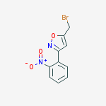 Structure of 5-Bromomethyl-3-(2-nitrophenyl)isoxazole