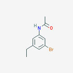 Structure of N-(3-Bromo-5-ethylphenyl)acetamide