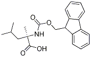Structure of Fmoc-alpha-methyl-D-leucine