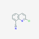 Structure of 2-chloroquinoline-8-carbonitrile