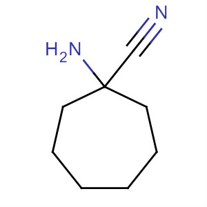 Structure of Cycloheptanecarbonitrile, 1-amino-