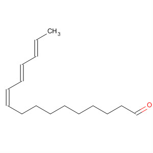 Structure of 10,12,14-Hexadecatrienal, (Z,E,E)-