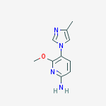 Structure of 6-methoxy-5-(4-methylimidazol-1-yl)pyridin-2-amine