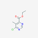 Structure of Ethyl 6-chloro-5-methylpyrimidine-4-carboxylate