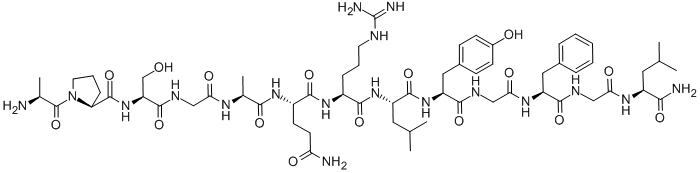 Structure of allatostatin 1