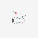 Structure of 3,3-dimethyl-2h-1-benzofuran-4-ol