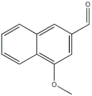 Structure of 4-Methoxynaphthalene-2-carboxaldehyde